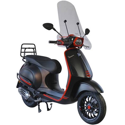 Vespa Sprint Mat Zwart Takt Cc Euro Scooter Kopen