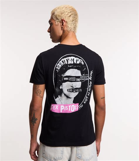 Camiseta Em Algod O Estampa Sex Pistols Preto