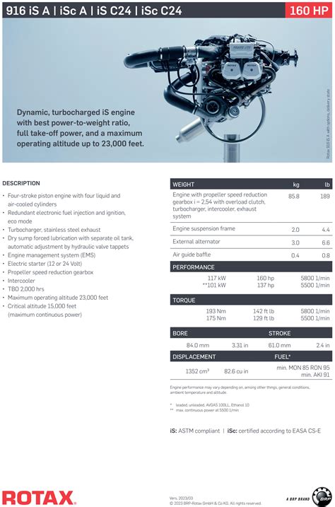 Is A Isc A Is C Isc C Rotax Aircraft Engines