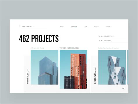 Architecture Firm Portfolio Projects by Imran Ashraf on Dribbble