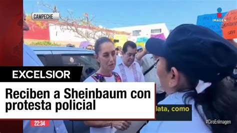 Policías de Campeche piden ayuda a Sheinbaum Acusan a Layda Sansores