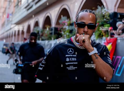 Monte Carlo Monaco Circuit De Monaco 28may2023 Lewis Hamilton