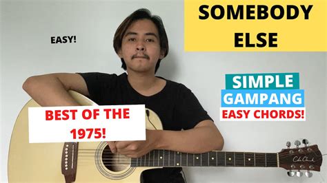 Chord Simple Gampang Somebody Else The Tutorial Gitar Easy