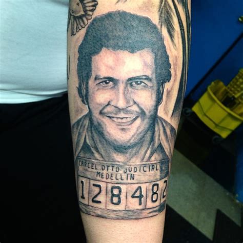 Ink Immortality The Everlasting Presence Of Pablo Escobar Tattoos Psycho Tats