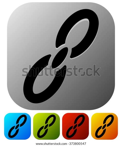 Icon Chain Link Symbol Connection Appendix Stock Vector Royalty Free