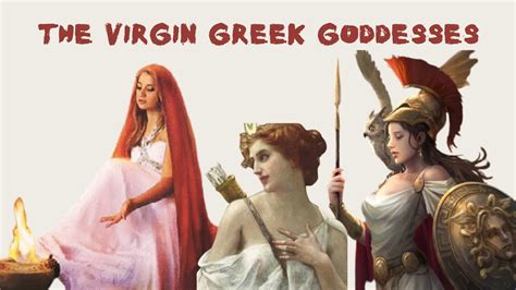 The Three Virgin Greek Goddesses Greekmythology Mythology