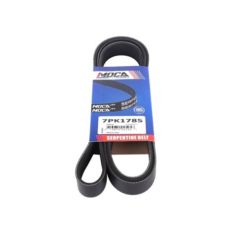 MOCA AUTOPARTS 7PK1785 EPDM Serpentine Belt Fit For 2003 2007 Honda