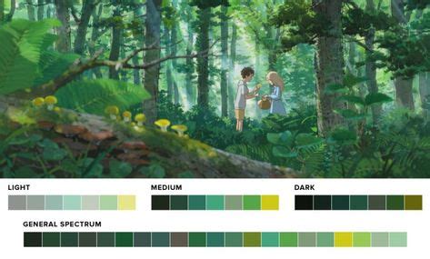 24 Ghibli color palette ideas | color palette, palette, movie color palette