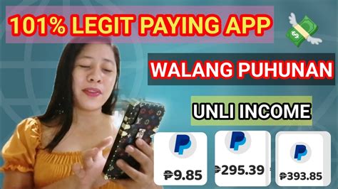 LEGIT EARNING APP UNLI INCOME 393 DIRECT PAYPAL WALANG PUHUNAN