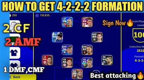 How To Get 4 2 2 2 Formation Efootball2023 Mobile4 2 2 2 Formation