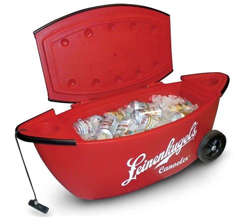 Leinenkugels Canoe Cancooler Beer Cooler Wheeled Drink Ice Chest