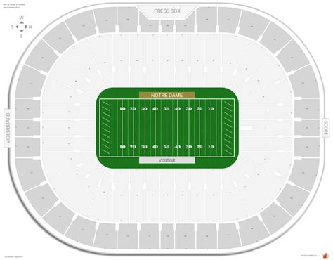 Notre Dame Football Stadium Map