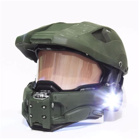 Casco Jefe Maestro Halo 4 Master Chief Con Luces Difraz Mercado Libre