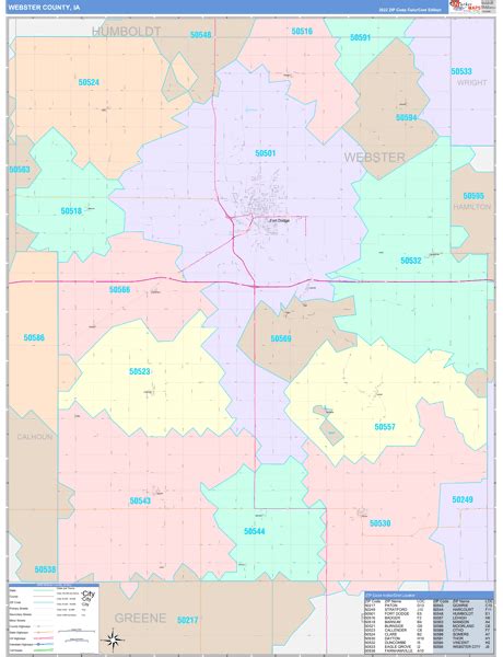 Maps of Webster County Iowa - marketmaps.com