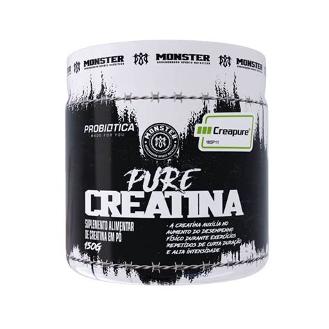 Creatina Creapure Monster Probi Tica Energia Do Corpo