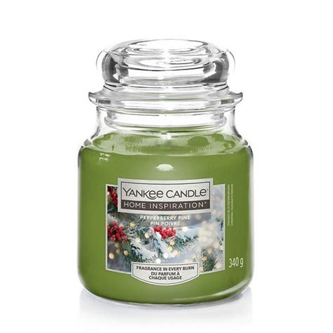 Yankee Candle Home Inspiration Medium Jar Pepperberry Pine Homebase