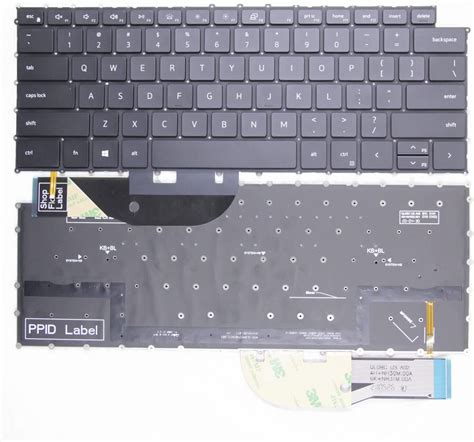 New Us Black English Backlit Laptop Keyboard Without Palmrest For Dell Xps 15 9520 Precision