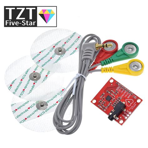 Tzt Ecg Module Ad Ecg Measurement Pulse Heart Ecg Monitoring Sensor