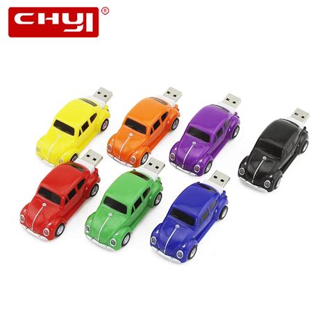 Usb Flash Drive Vw Beetle Car Shape Pen Drive 32gb 16gb 64gb Memoria