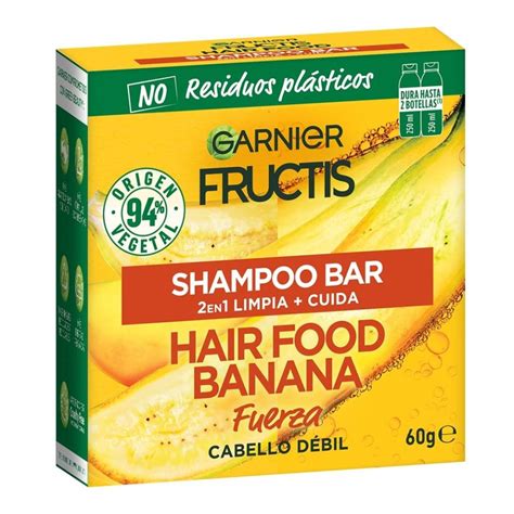 Shampoo Bar Garnier Fructis En Hair Food Banana Fuerza G Walmart