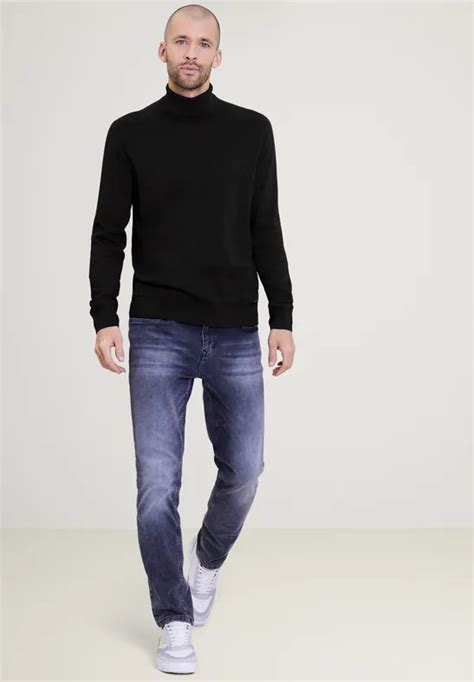 Street One Feinstrick Pullover F R Herren In Schwarz Street One