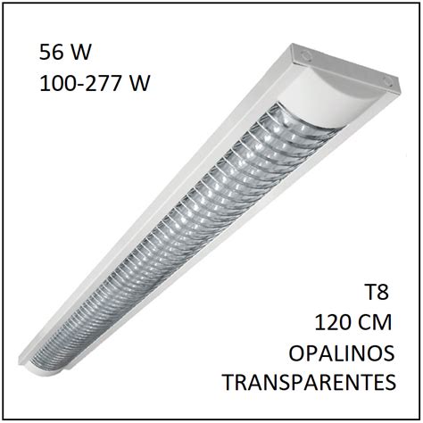 Luminario Led Grid W Con Tubos T Vidrio V Ledon Mx