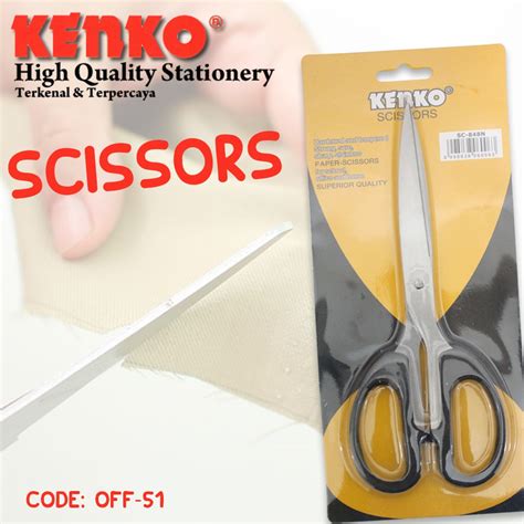 Jual Gunting Kenko Pemotong Kertas Gunting Sc N X Cm Scissors