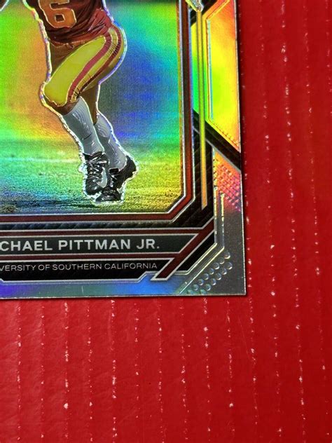 2023 Panini Prizm Draft Picks Silver Prizm 76 Michael Pittman Jr