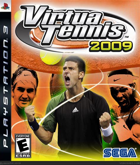 Viewing full size Virtua Tennis 2009 box cover