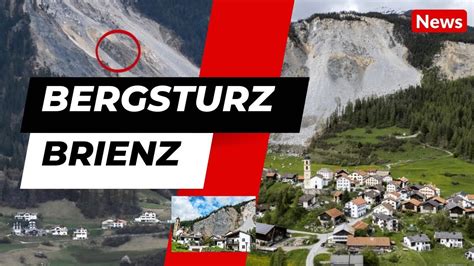 Bergsturz In Brienz Gr Schweiz Massive Crazy Rockfalls Landslide