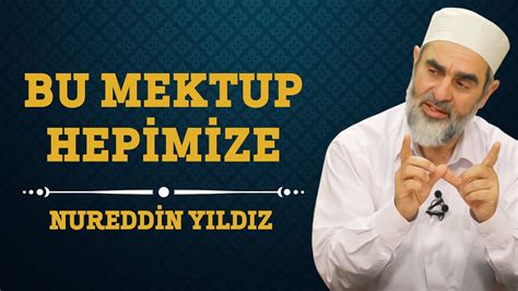 Bu Mektup Hepimize Nureddin Yıldız Sosyal Doku Vakfı Hayat