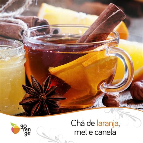 Ch De Laranja Mel E Canela