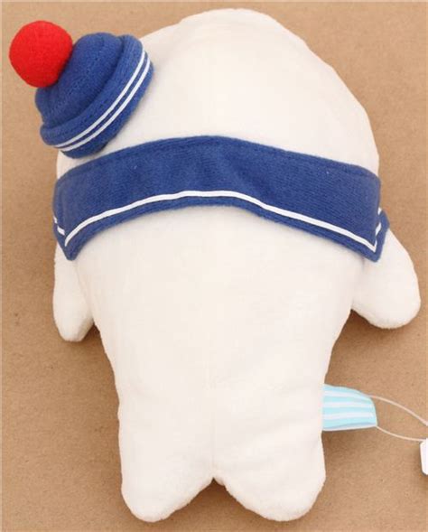 Cute White Sailor Mamegoma Seal San X Plush Toy Other Plushies