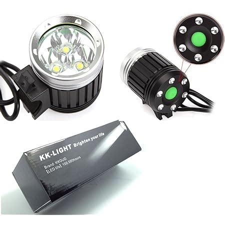 GHB Lampe VTT LED Puissante Lampe Vélo Eclairage VTT Phare Vélo LED