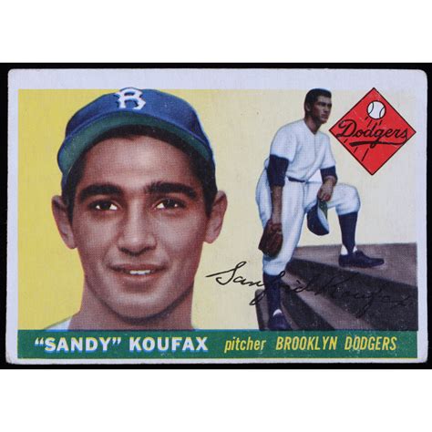 Sandy Koufax Topps Rc Pristine Auction