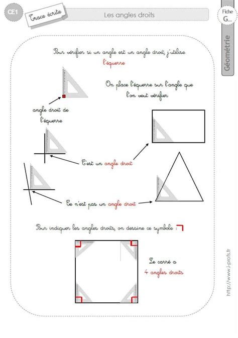 Ce1 Exercices Les Angles Droits En Ce1 Cycle 2 Artofit