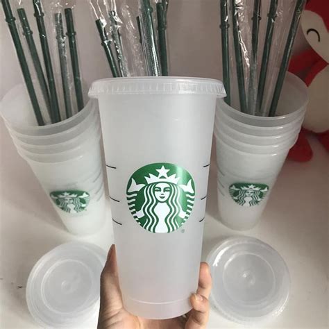 Plain Starbucks Cups Venti Size Bulk Cold Drink Tumbler With Etsy