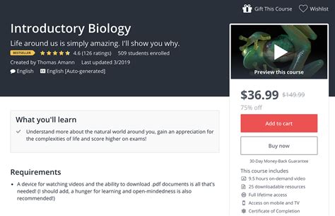 6 Best Biology Courses Classes And Tutorials Online