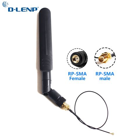 Dlenp 2 4Ghz Wifi Antenna Omni Dual Band RP SMA Male Connector 1 13 PCI