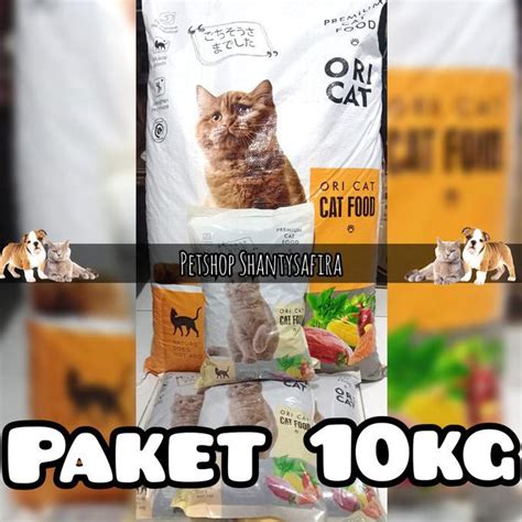 Jual Makanan Kucing ORICAT 10KG ORI CAT 10 KG REPACK BERAT REAL ORI