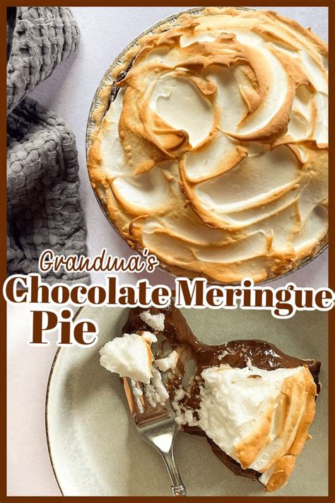 This Old Fashioned Chocolate Meringue Pie Recipe Is A Classic Flaky