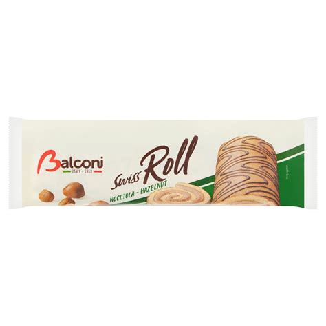 Nocciola Hazelnut Swiss Roll 250g Balconi Aldiie