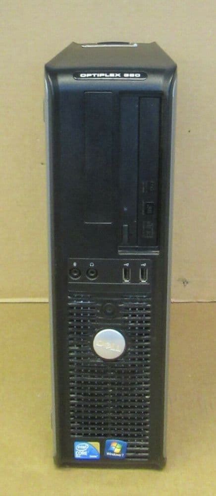 Dell Optiplex 380 Core 2 Duo E7600 3 06ghz 2gb Ram 250gb Hdd Win10 Pro Sff Pc