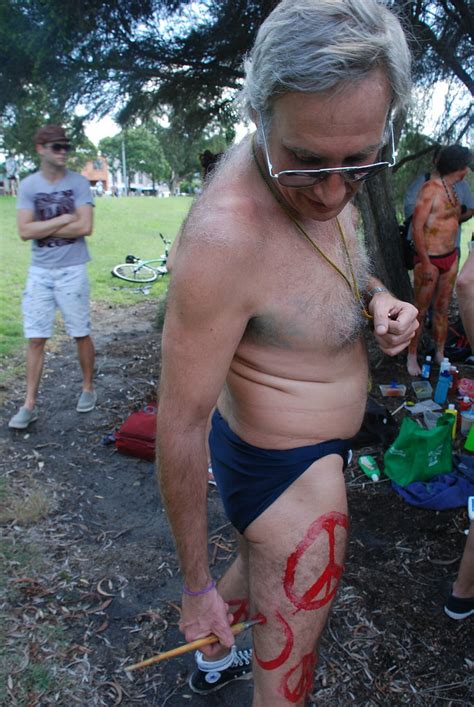 Naked Bike Protest Celine Massa Flickr