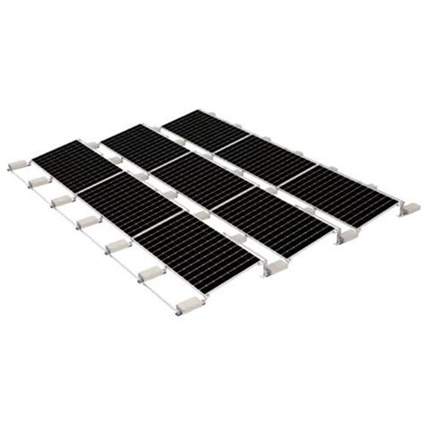 Single Flex Rack Flat Roof Solar Panel Color Black At Best Price In
