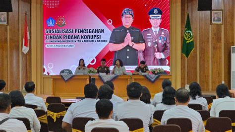 Hari Ke Sosialisasi Pencegahan Tindak Pidana Korupsi Di Lingkungan