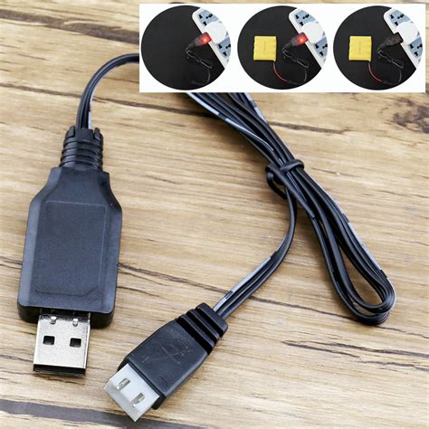 V Li Ion Battery Usb Charger Connector For Rc Helicopter Quadcopter