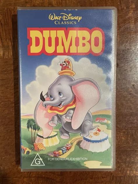 Walt Disney Classics Dumbo Vhs Cartoon Eur 1038 Picclick Fr