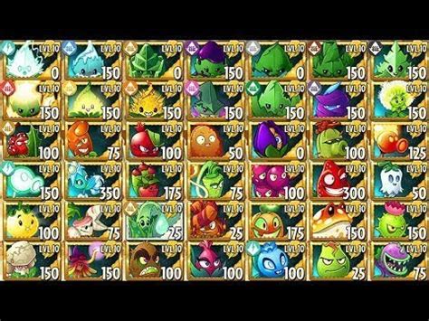 All Premium Plants Max Level Power Up With Mint Power Part 1 Plant Vs