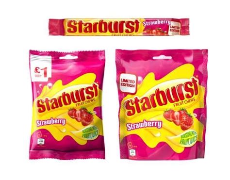 Limited Edition Starburst Strawberry Enters Uk Product News Convenience Store